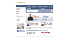 Desktop Screenshot of domainpro.de